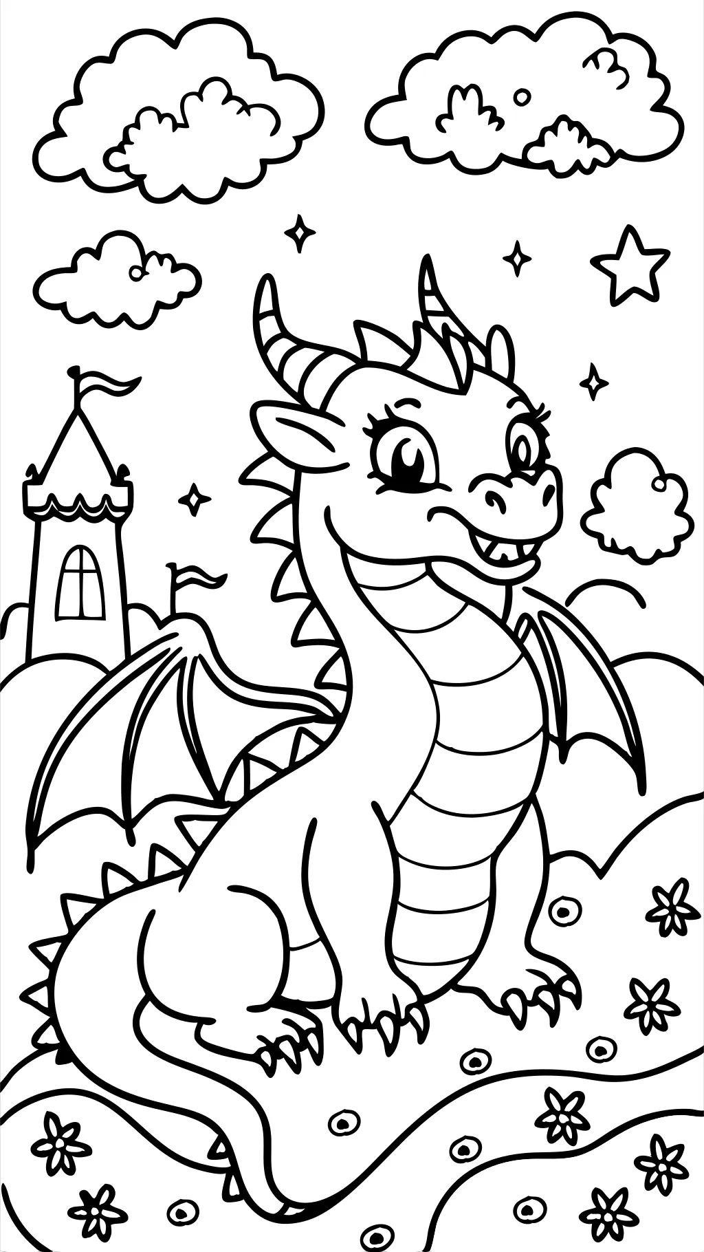 dragon z coloring pages